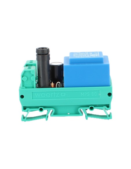 Woertz 45220C/2 Miniature Regulated Power Supply th 35 230v ac 24vdc